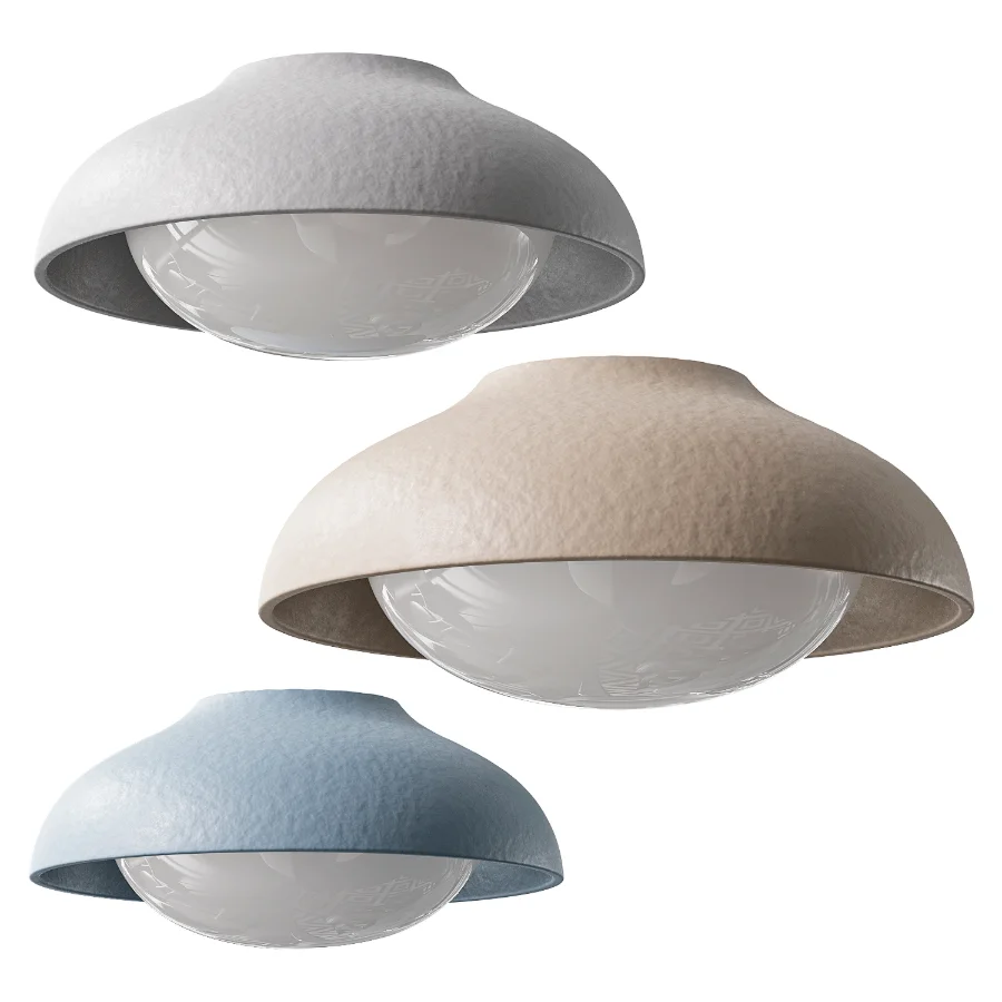 Finn Ceramic Flush Mount Image 2