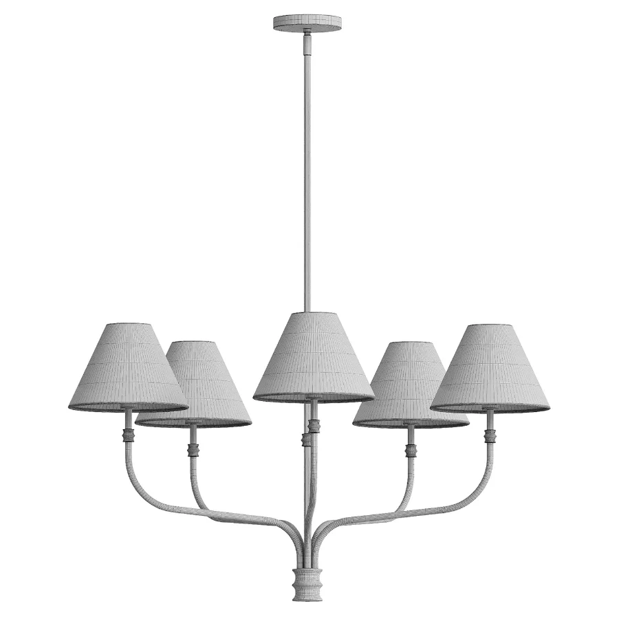 Collins Metal Round D36 Chandelier Image 1