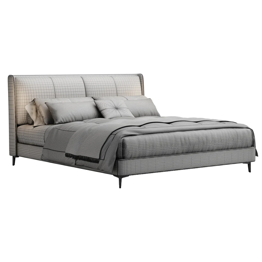 Scandinavian double bed 15 Image 1