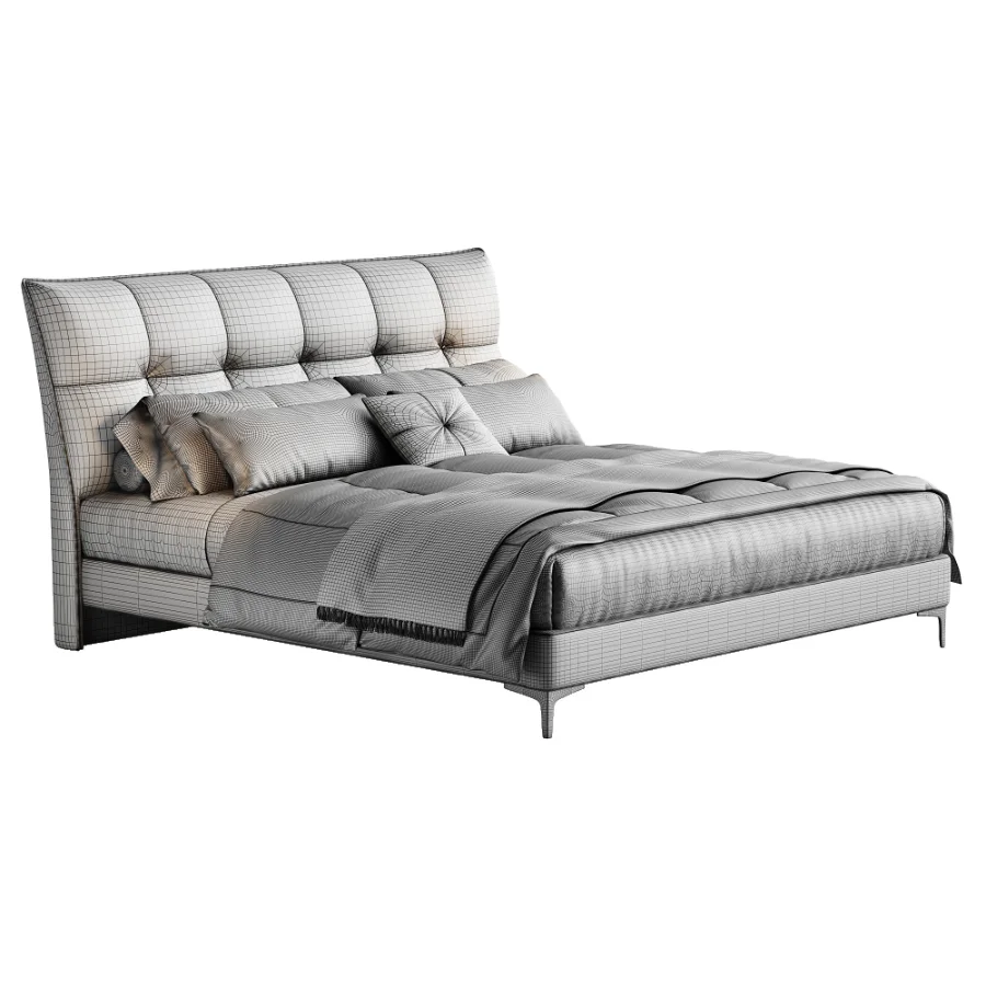 Scandinavian double bed 03 Image 3