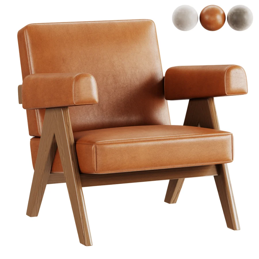 Capitol Complex Armchair by Pierre Jeanneret Image 2