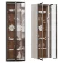 Glass Display Cabinet with Metal Frame - Thumbnail 1