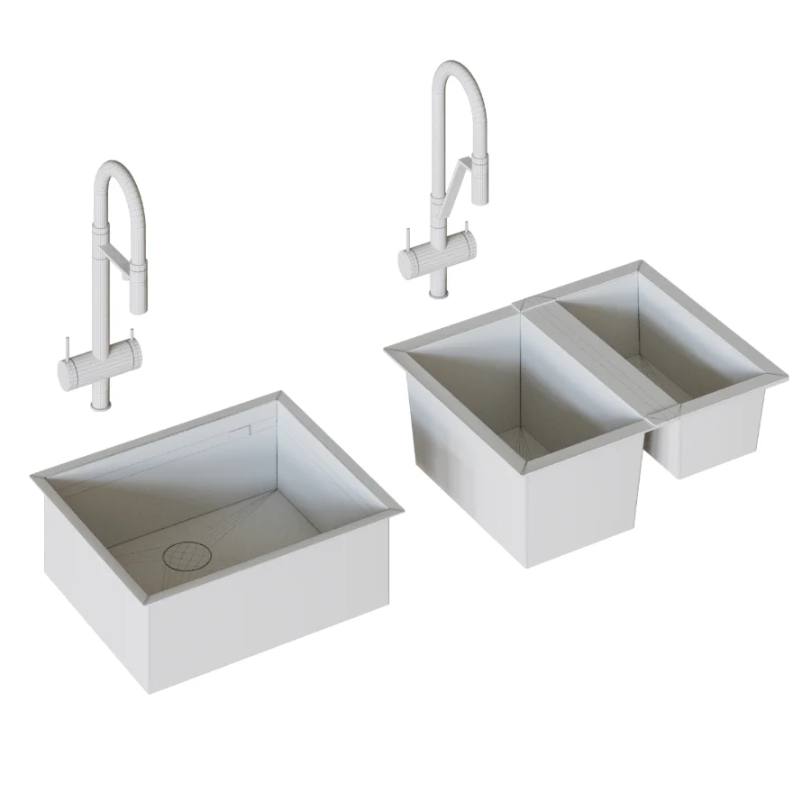 OMOIKIRI Kitchen Sinks Set Image 4