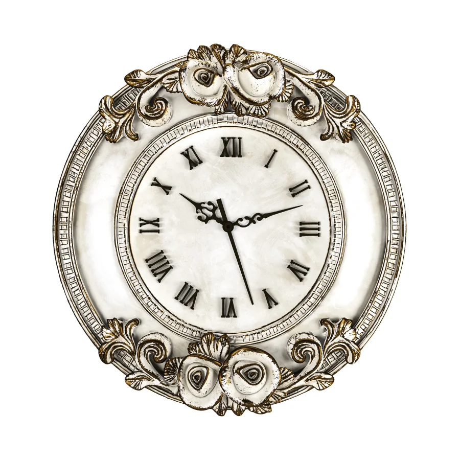 Classic Floral wall clock-01 Image 2
