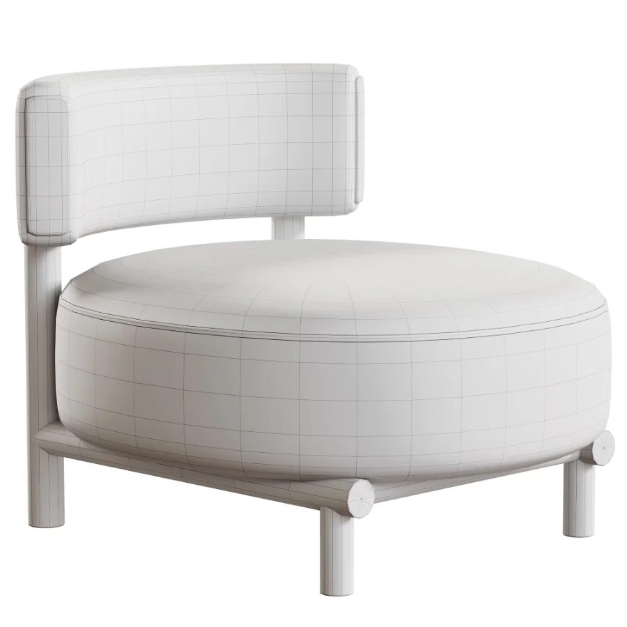Modern Simple Style Accent Chair Image 5
