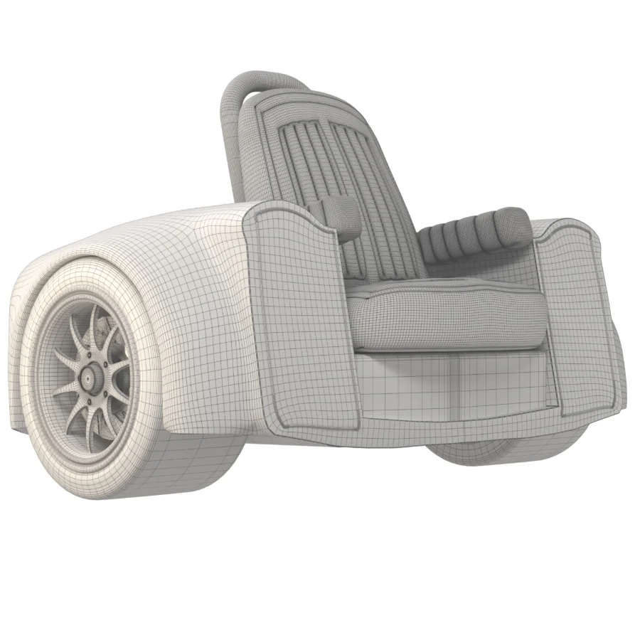 Retro Drive Lounge Chair Image 6