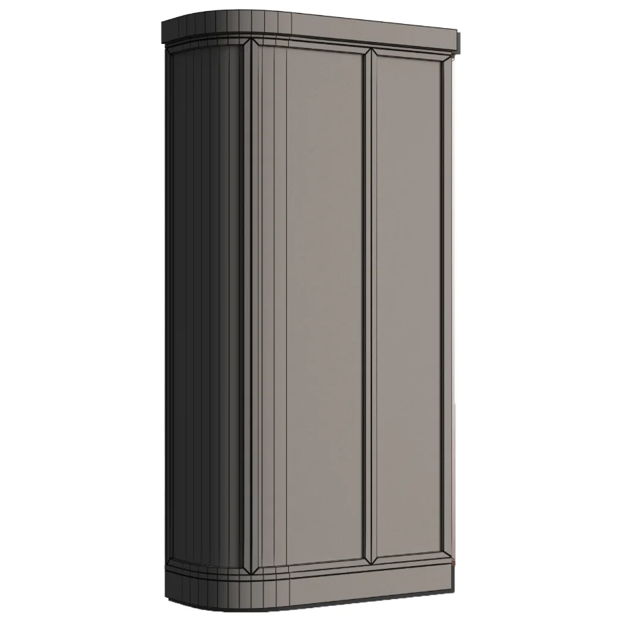 Glass Display Cabinet with Tableware Image 2