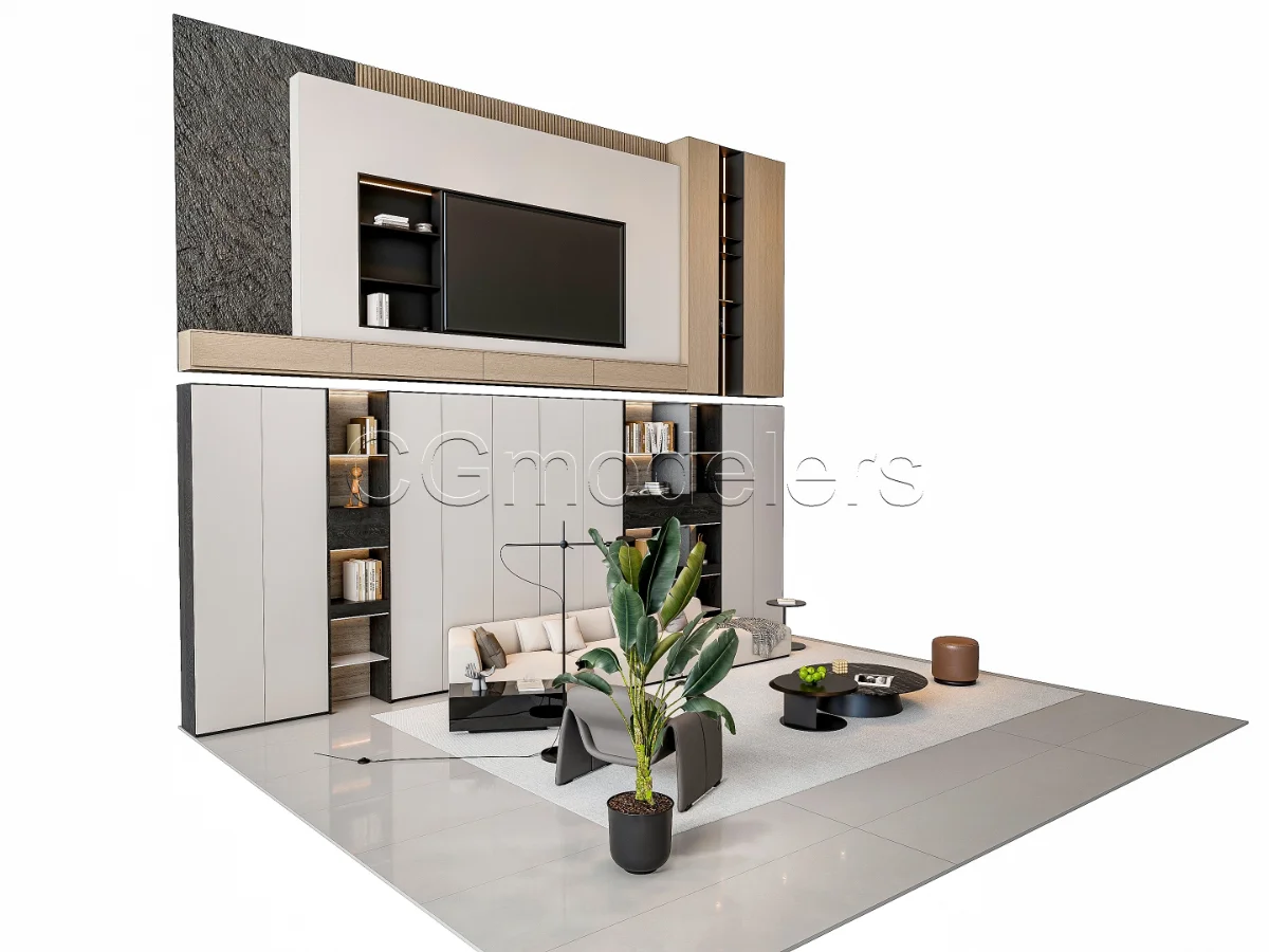 MODERN LUXURY LIVING ROOM SET 4 Image 2