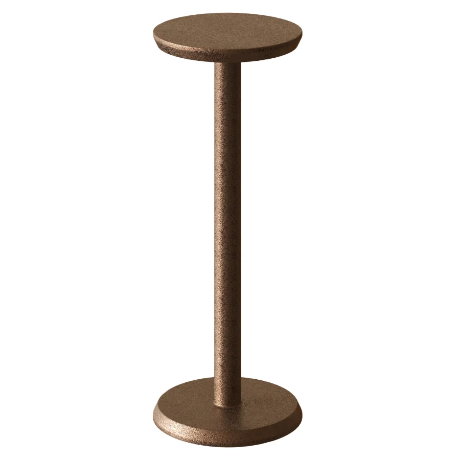 Blaze Side Table, Graphite / Champagne Image 1