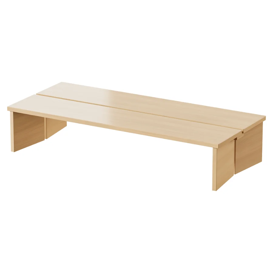 Amad oak wood coffee tables Image 4