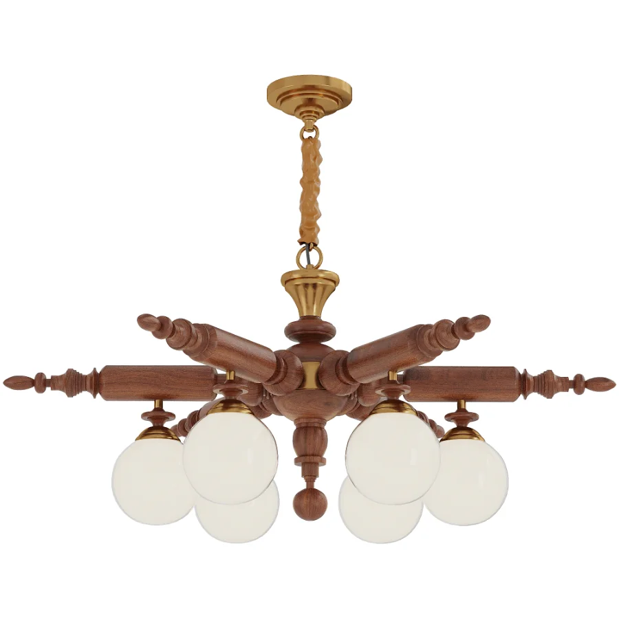 Modern Rotating Stick Chandelier Image 1