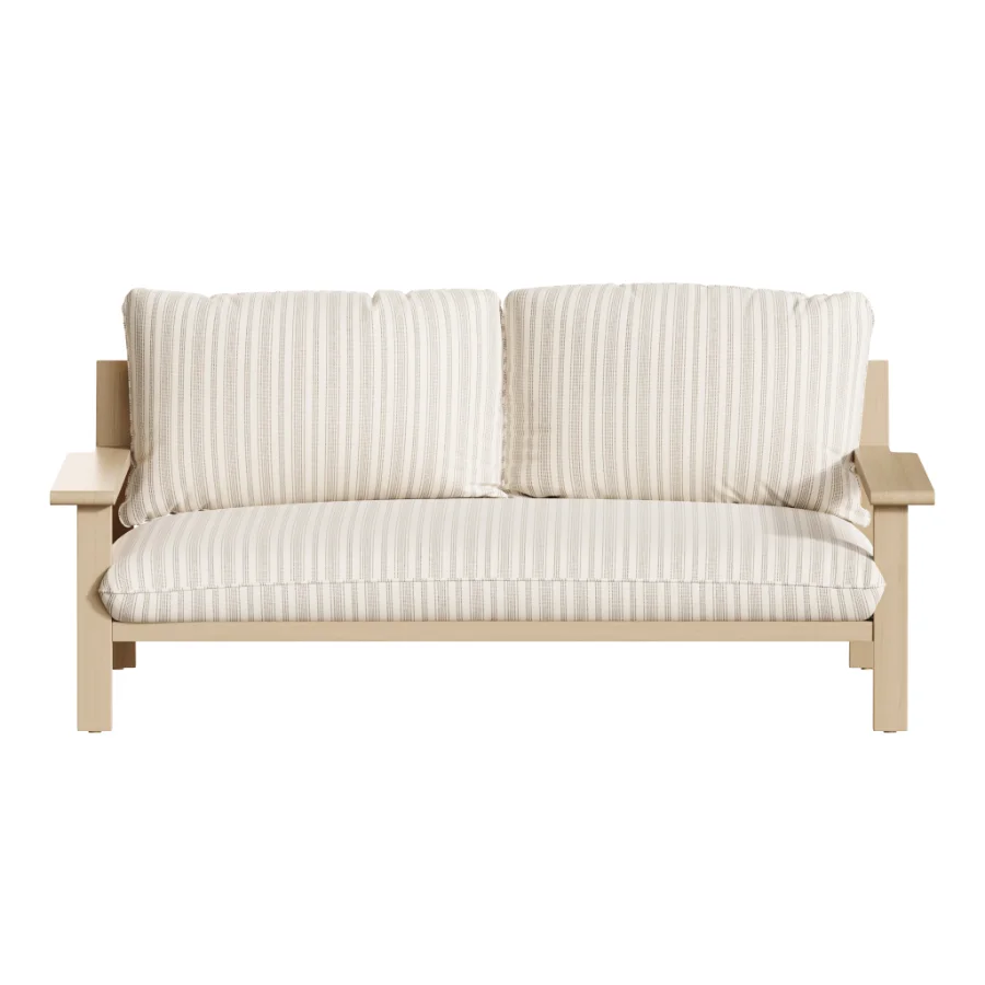 Amir 2-Seater Outdoor Day Bed in Acacia Image 8