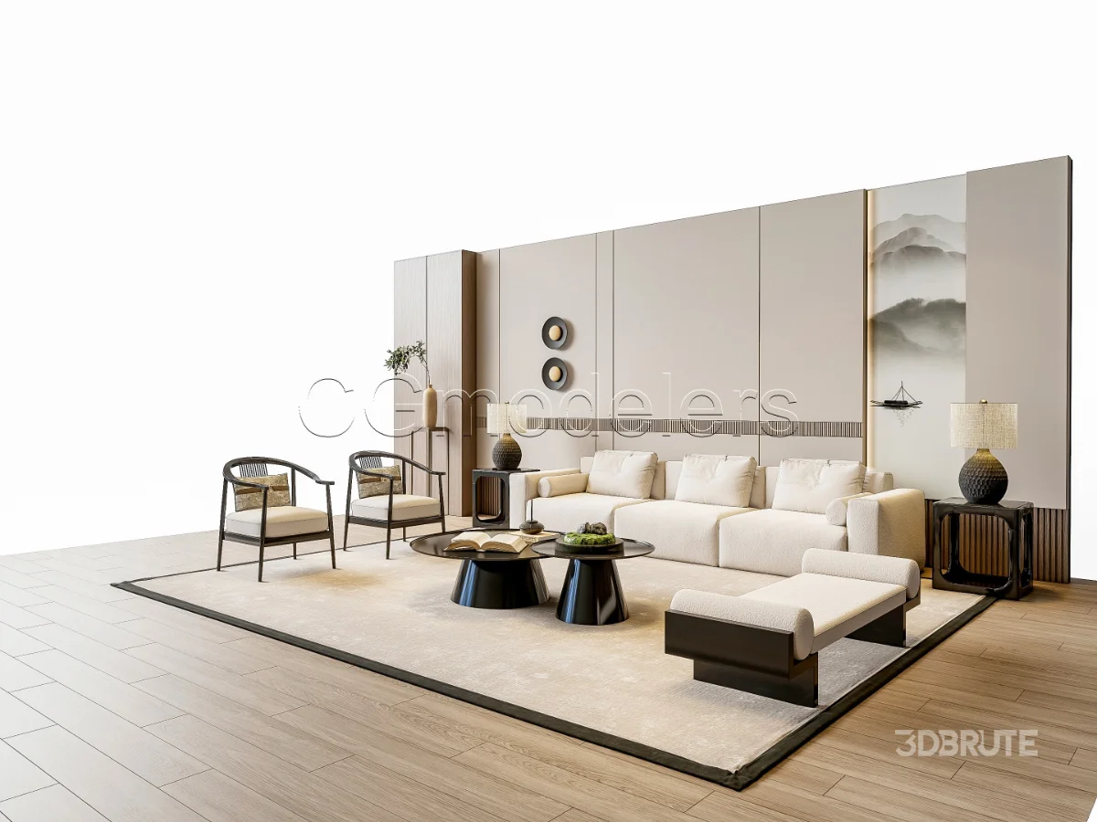 MODERN LUXURY LIVING ROOM SET 1 Image 14