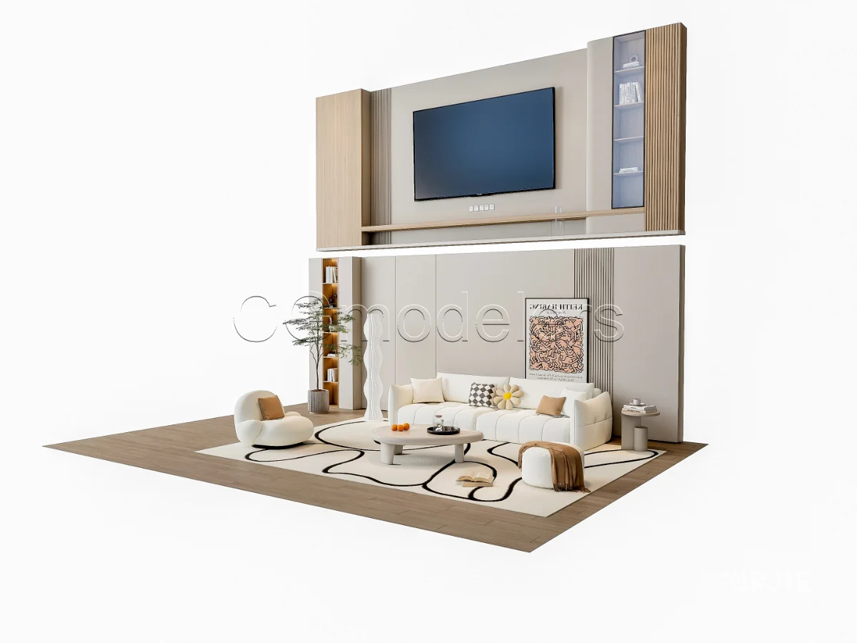 MODERN LUXURY LIVING ROOM SET 5 Image 14
