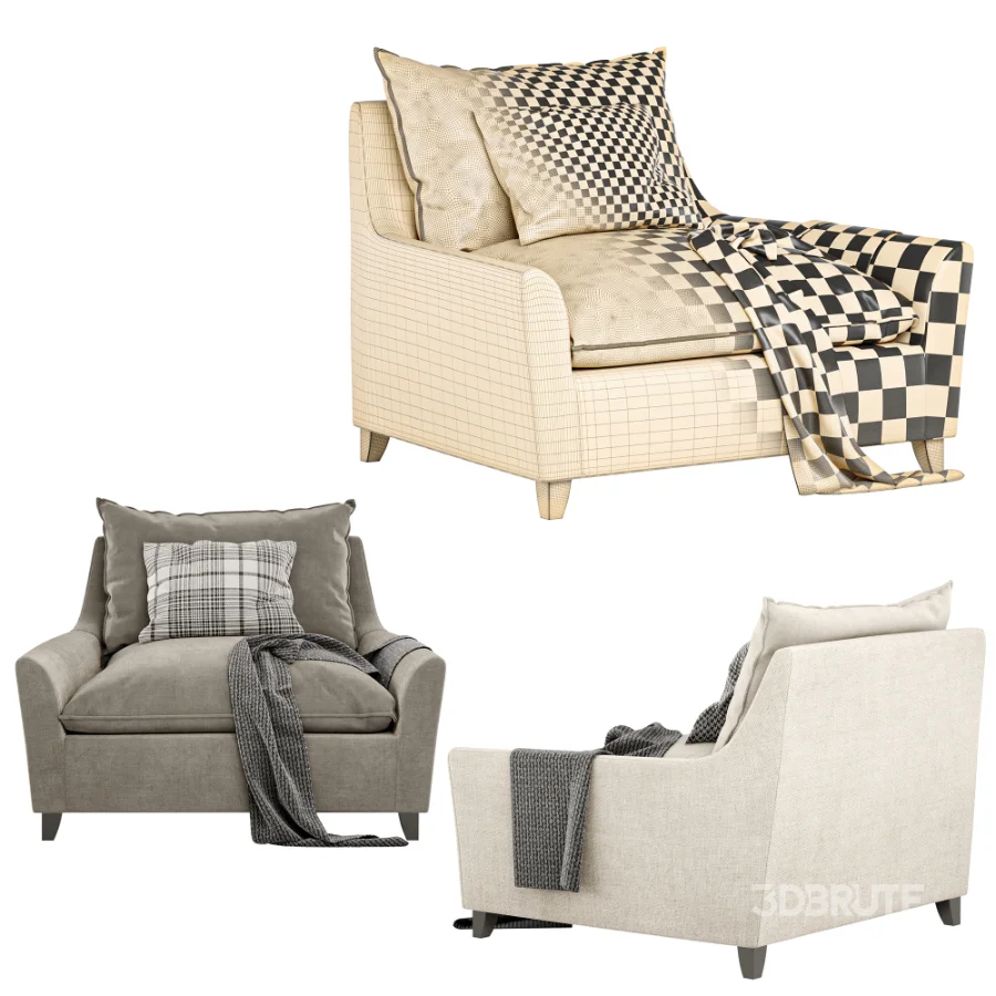 bliss down filled armchair Image 3