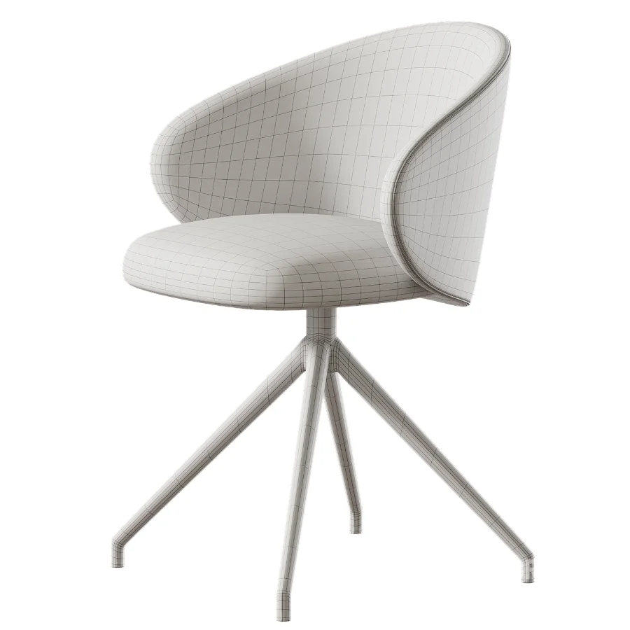 Tuka Upholstered Swivel Chair Image 1