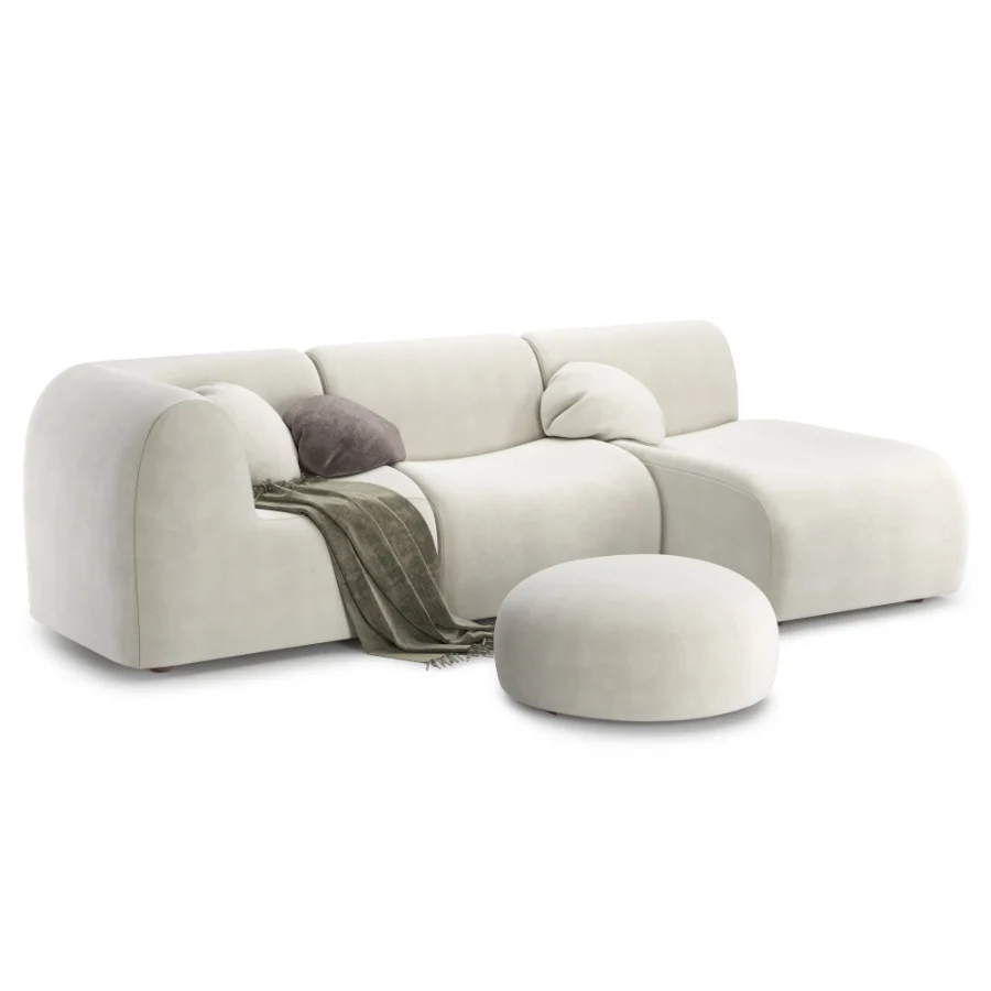 Curved Modular Sectional Image 1