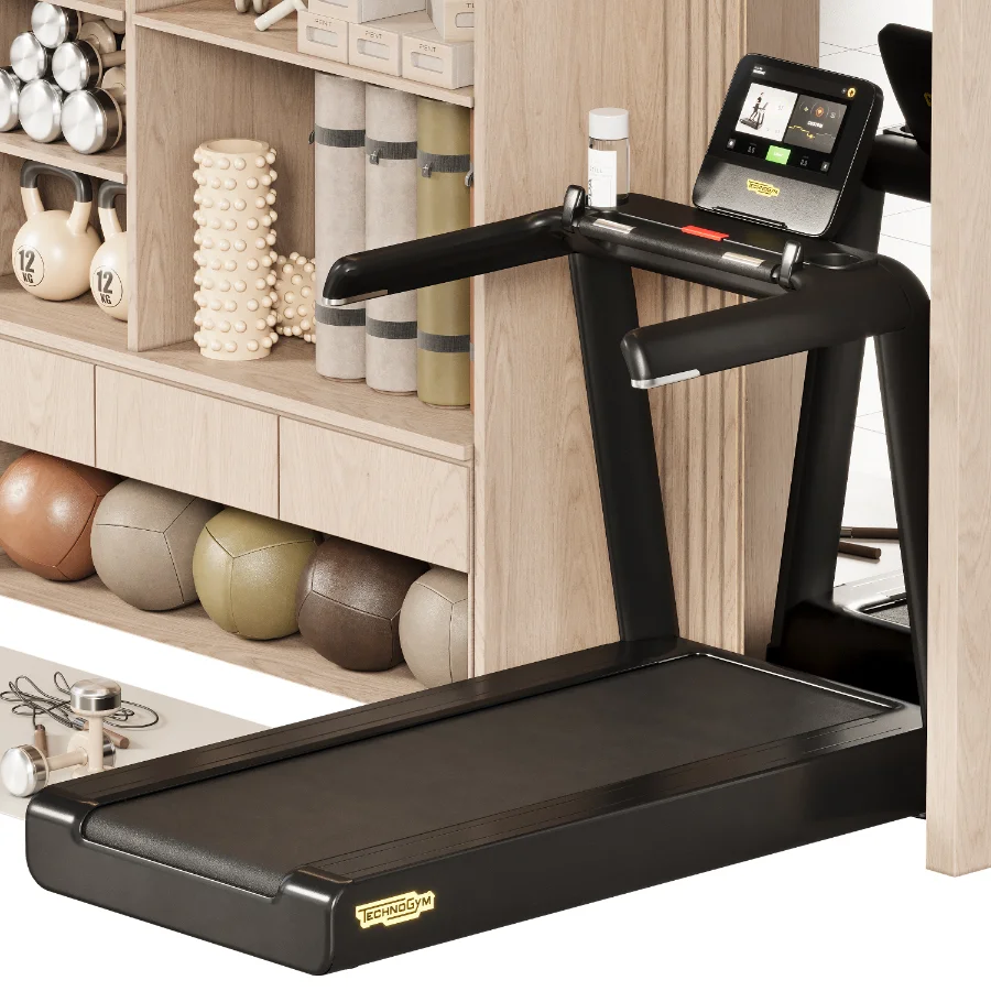 Home Gym Wall Rack with Equipment 09 Image 5