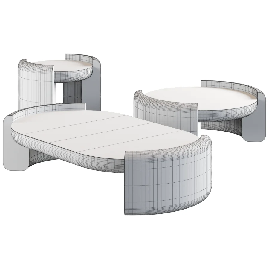 Pimar Limestone Fuente Coffee Table Image 3