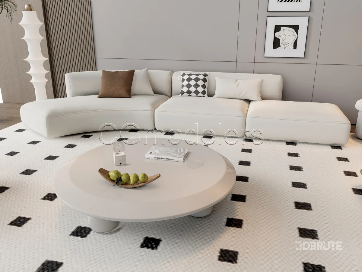 MODERN LUXURY LIVING ROOM SET 11 Image 18