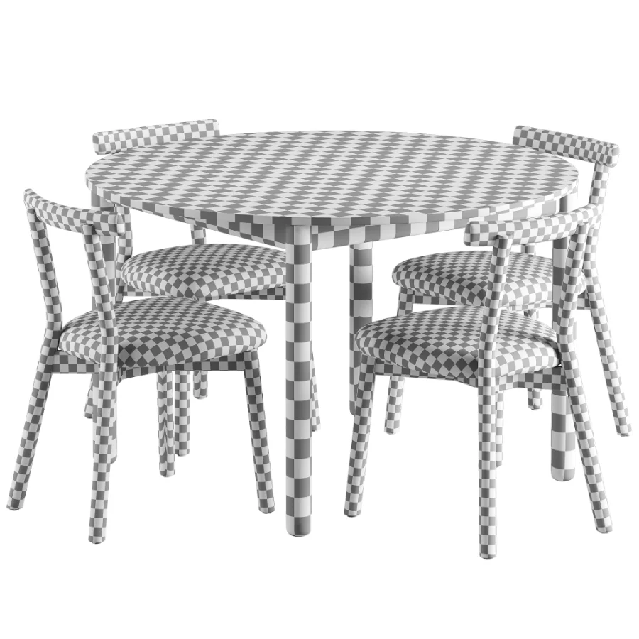 Ulka Chair Heidi Round Table Image 5