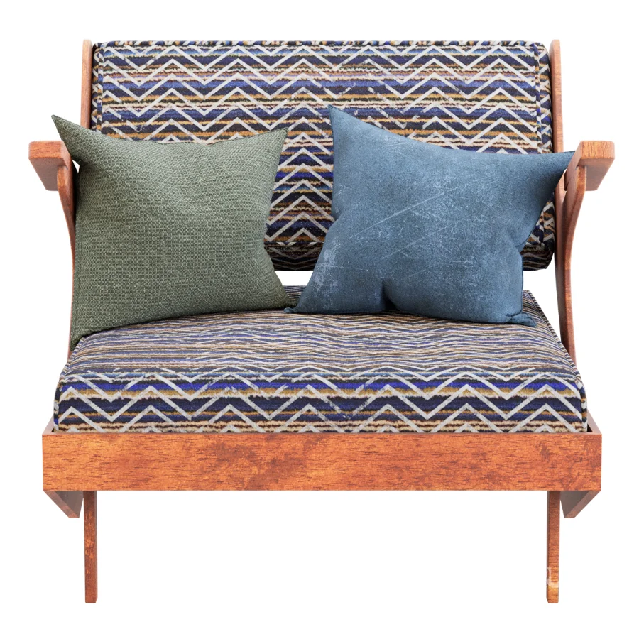 Mid Century ZigZag Lounge Set Image 6