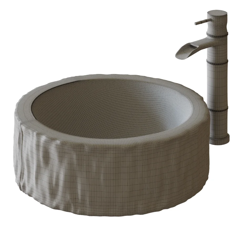 Stone Countertop Washbasin Image 2