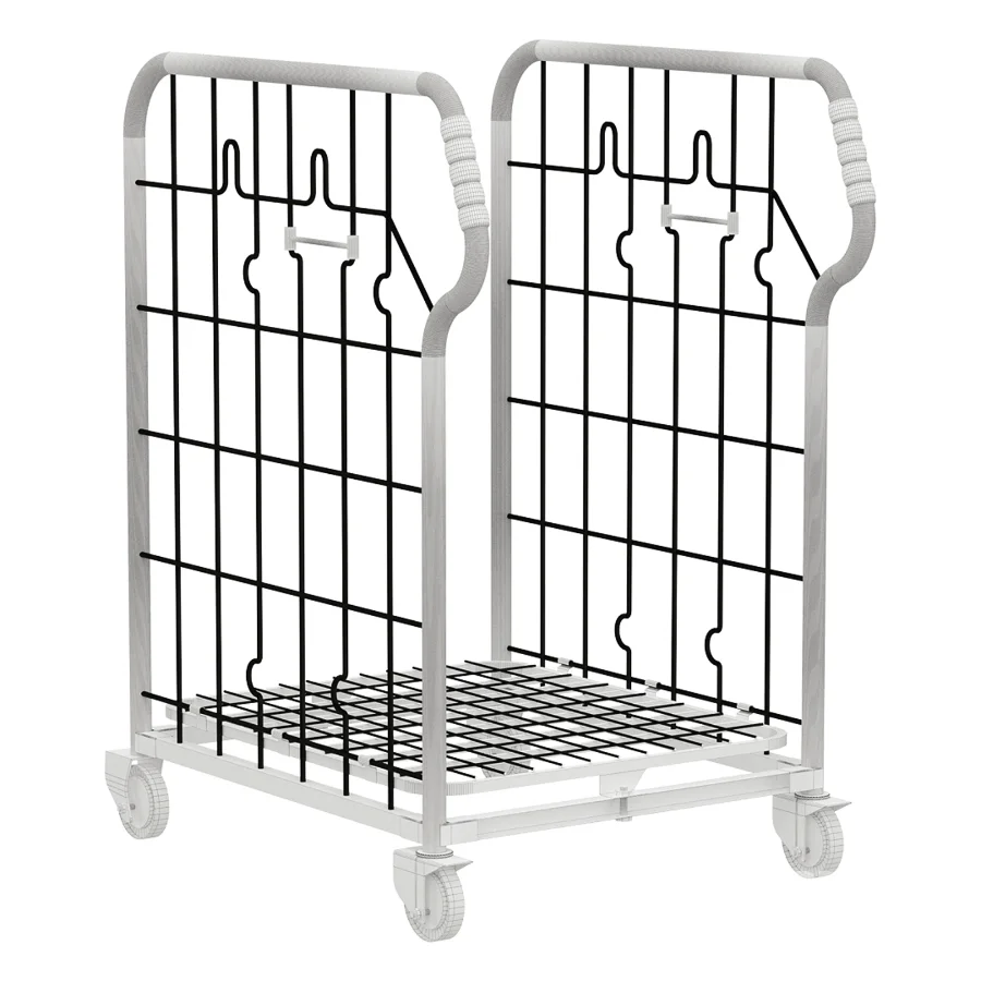 Compact Foldable Stock Cage Trolley Image 6