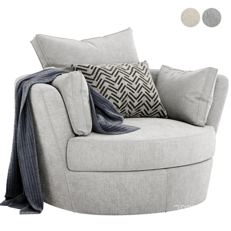 Molly swivel armchair Image 3