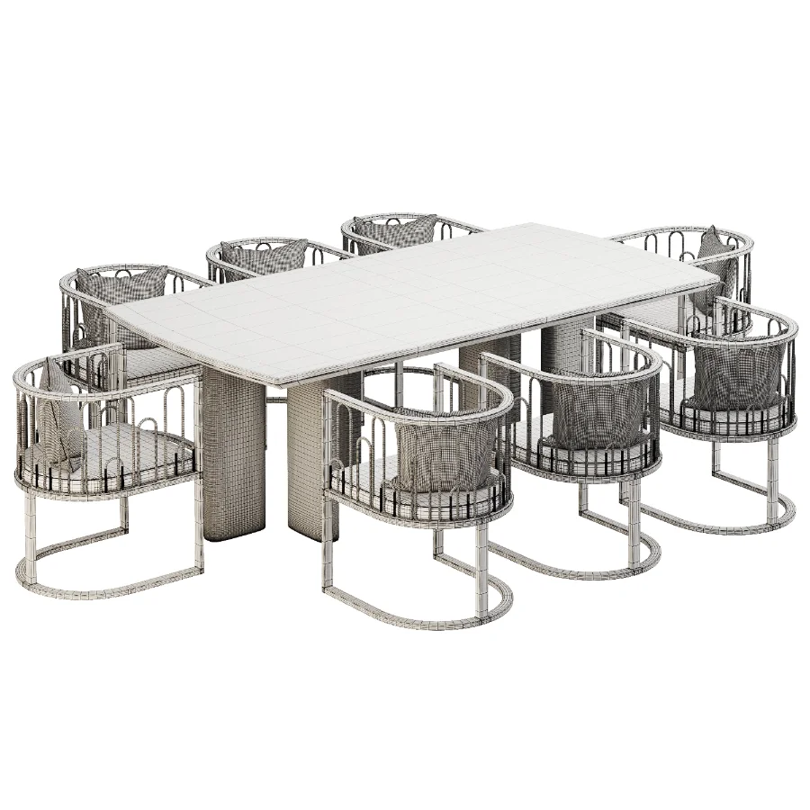 Dinning chair and table372 Image 4
