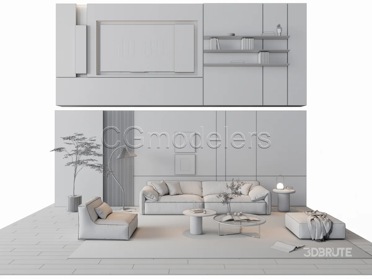 MODERN LUXURY LIVING ROOM SET 14 Image 19