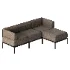 Modern Corner Sofa - Thumbnail 1