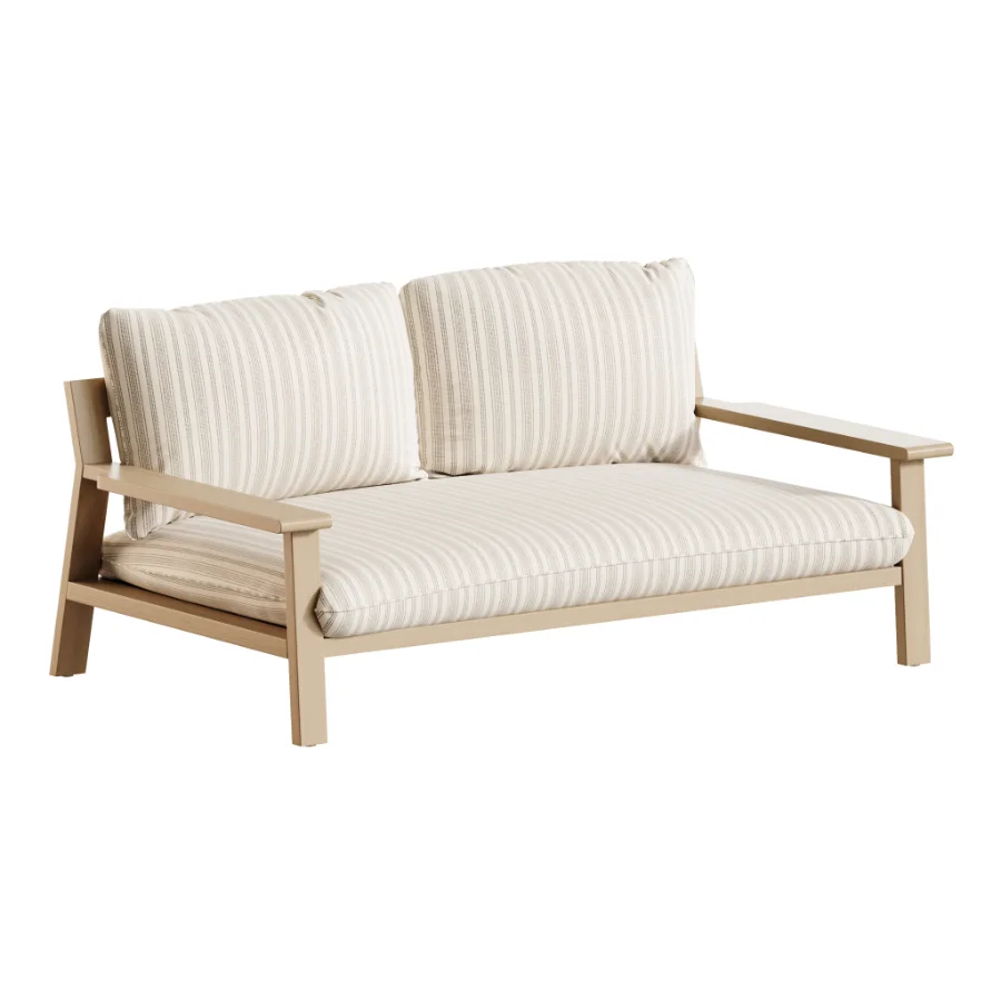 Amir 2-Seater Outdoor Day Bed in Acacia Image 3