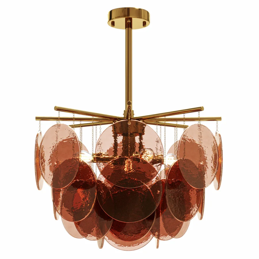 FROST B Glass Chandelier Image 5