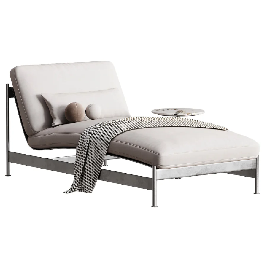 Outdoor Sandy Armchair and Chaise Longue Image 4