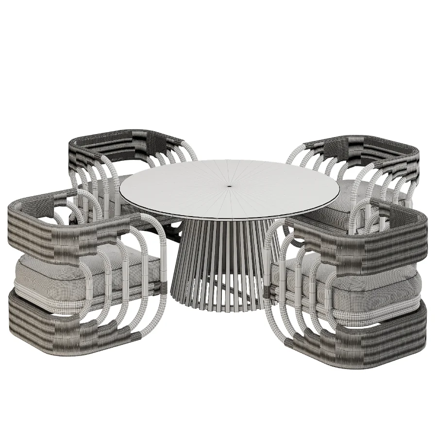 Dinning chair and table376 Image 5