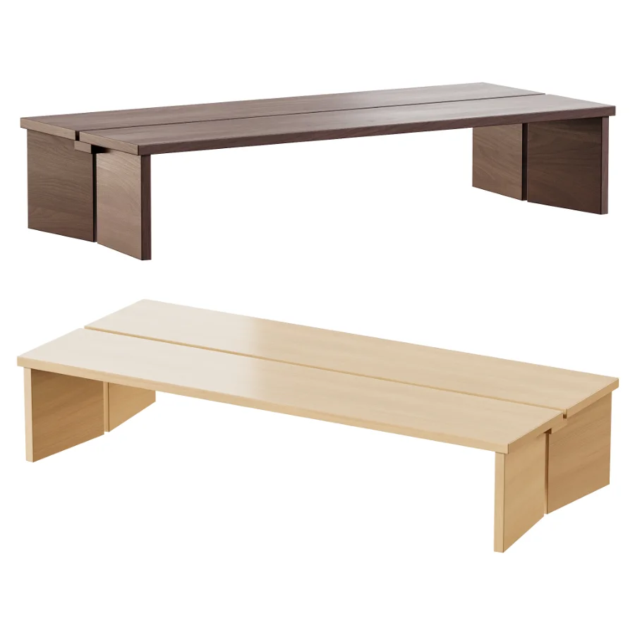 Amad oak wood coffee tables Image 2