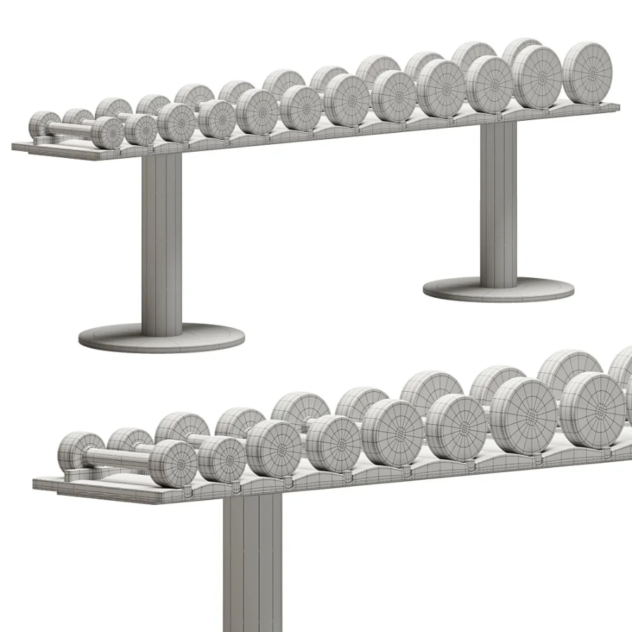 Horizontal dumbbell rack Image 3