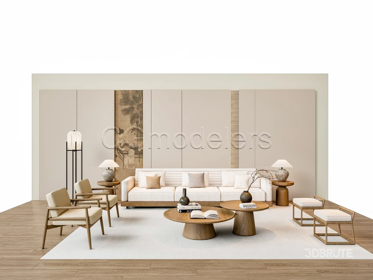 MODERN LUXURY LIVING ROOM SET 2 Image 1