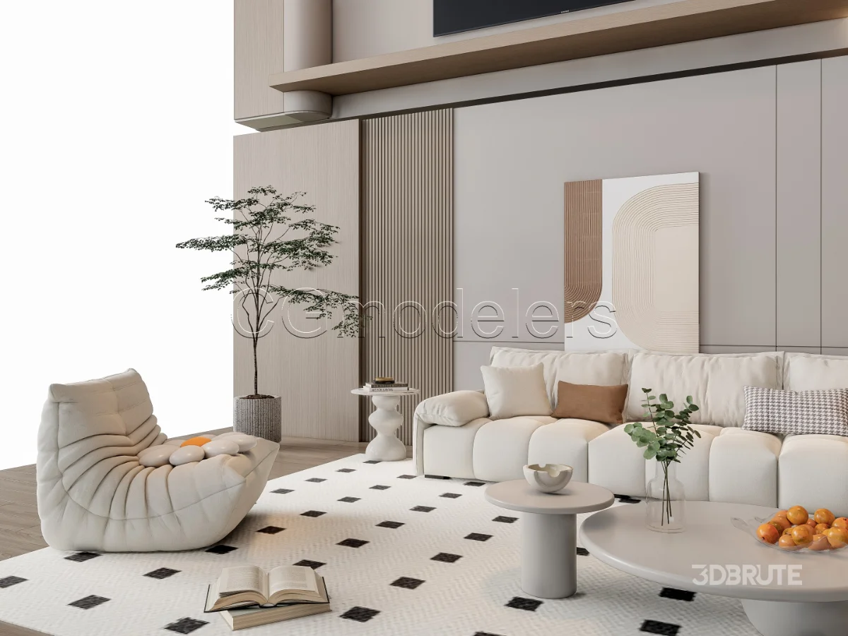 MODERN LUXURY LIVING ROOM SET 10 Image 9