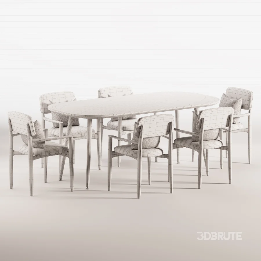 Curve Dining Set Image 5