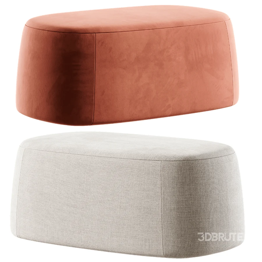 Curly 3 Ottoman by Divan Image 5