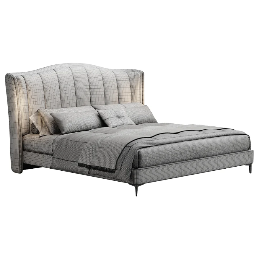 Scandinavian double bed 07 Image 2