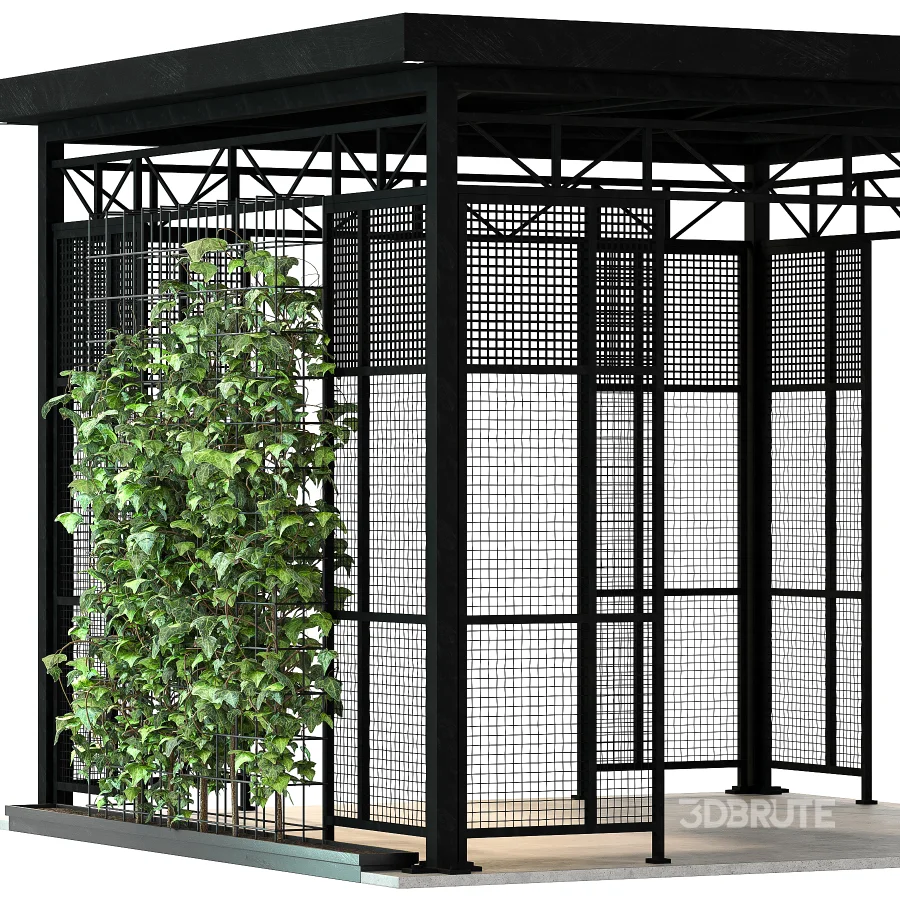 Outdoor Gazebo Metal Pavilion Structure Image 6