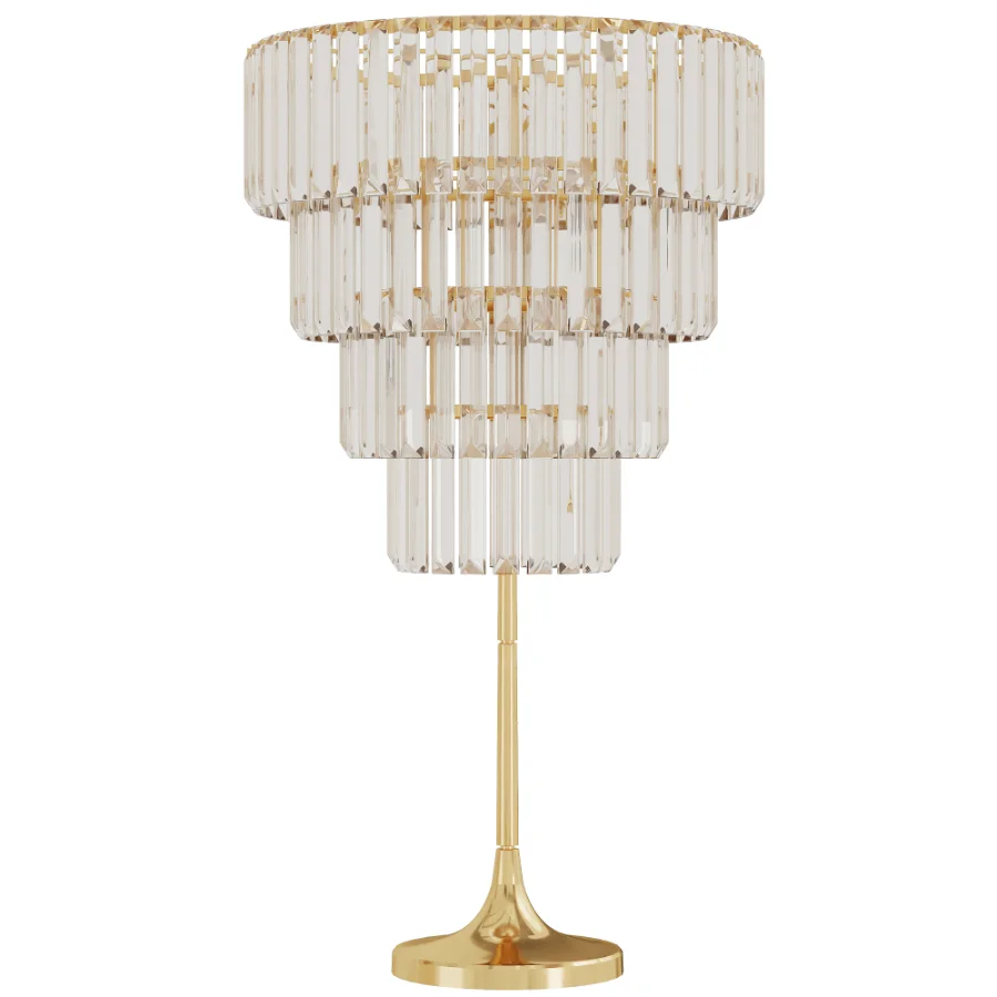 Crystal Pendant 4 Tier Table Image 1