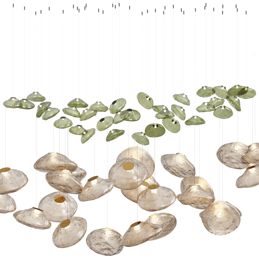 Random Glass Pendant Light By Pinlighting Image 4