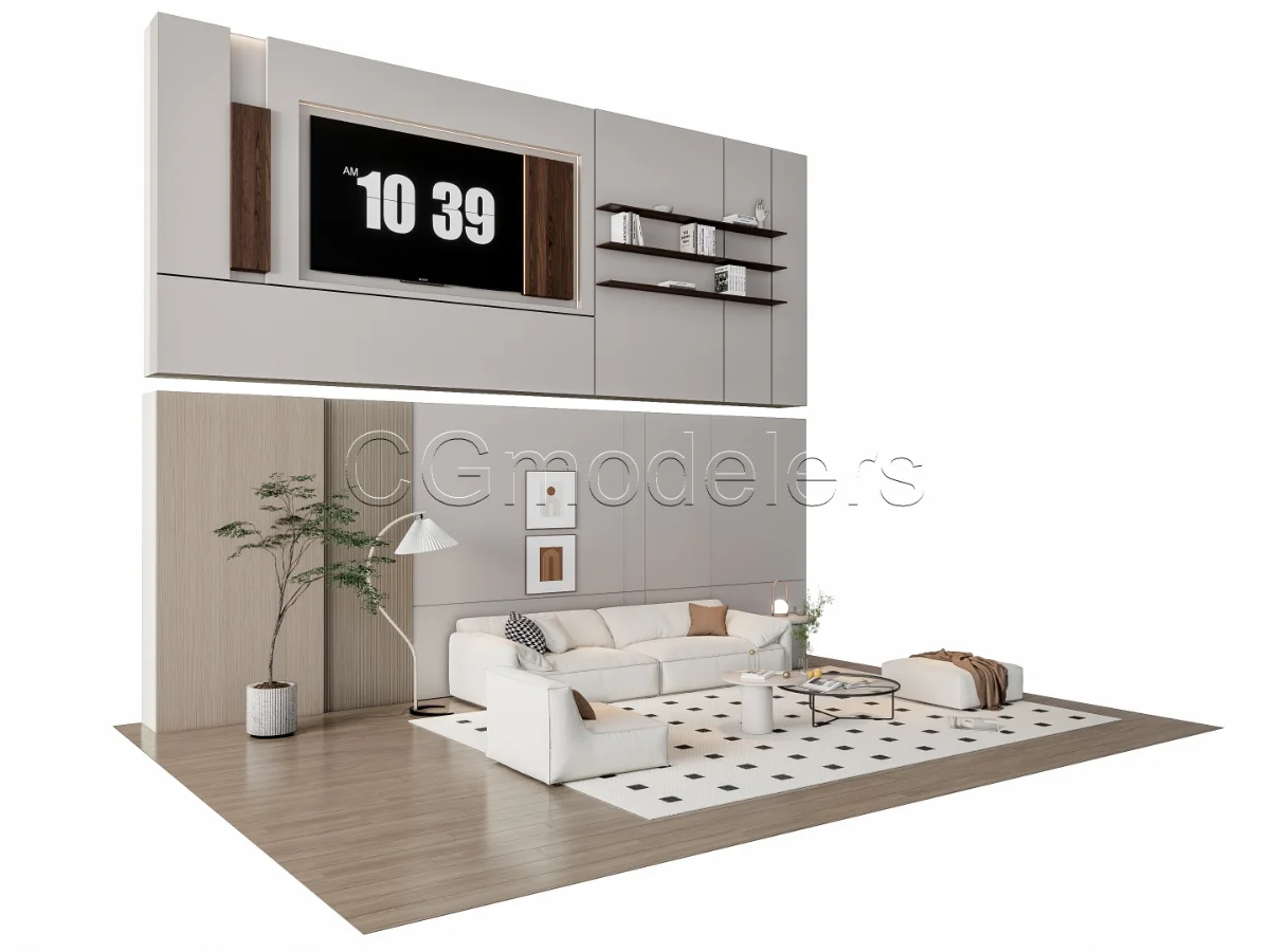MODERN LUXURY LIVING ROOM SET 14 Image 17