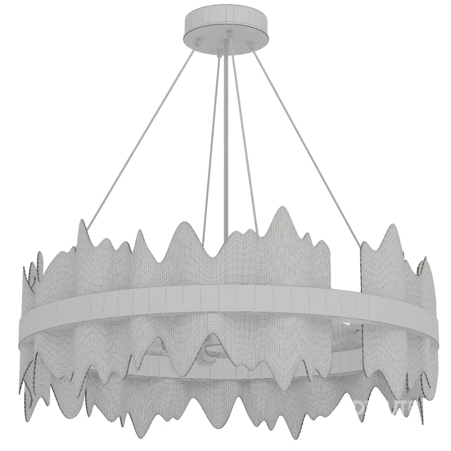 Verda Modern Circular Chandelier Image 2