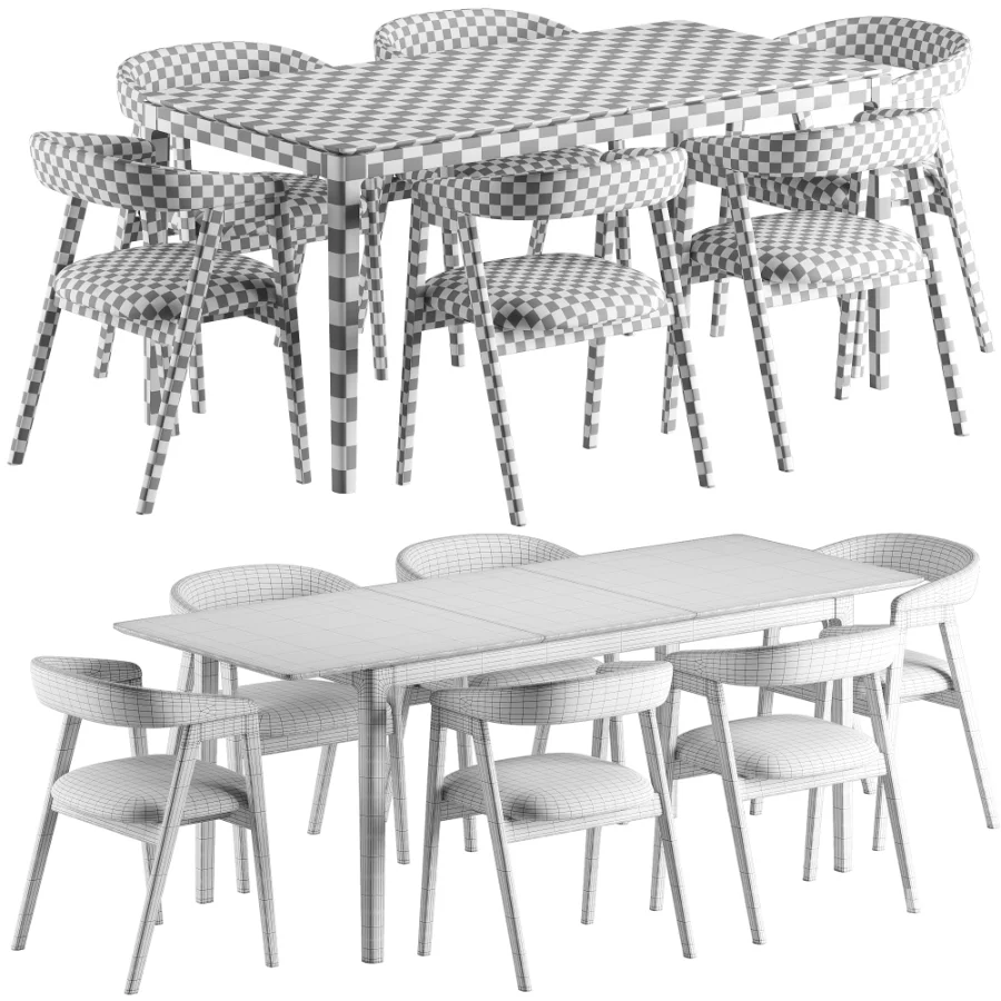 Trevor Chair Milford Table Image 7