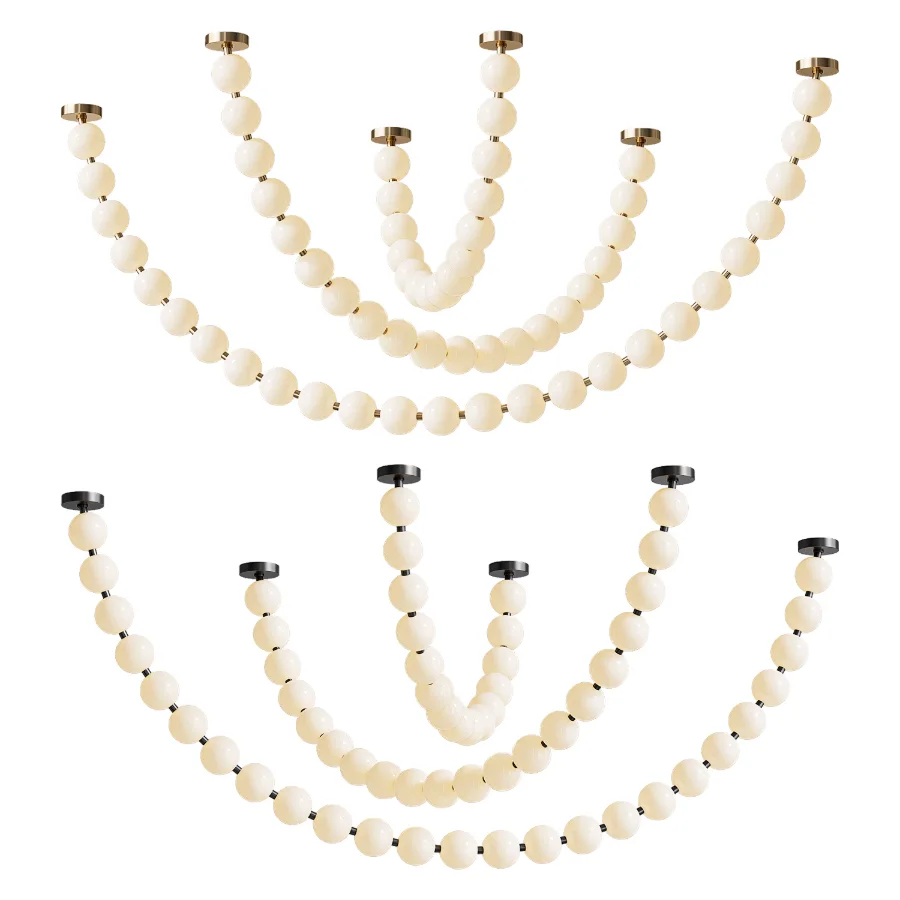 Pearl Necklace Chandelier Image 1